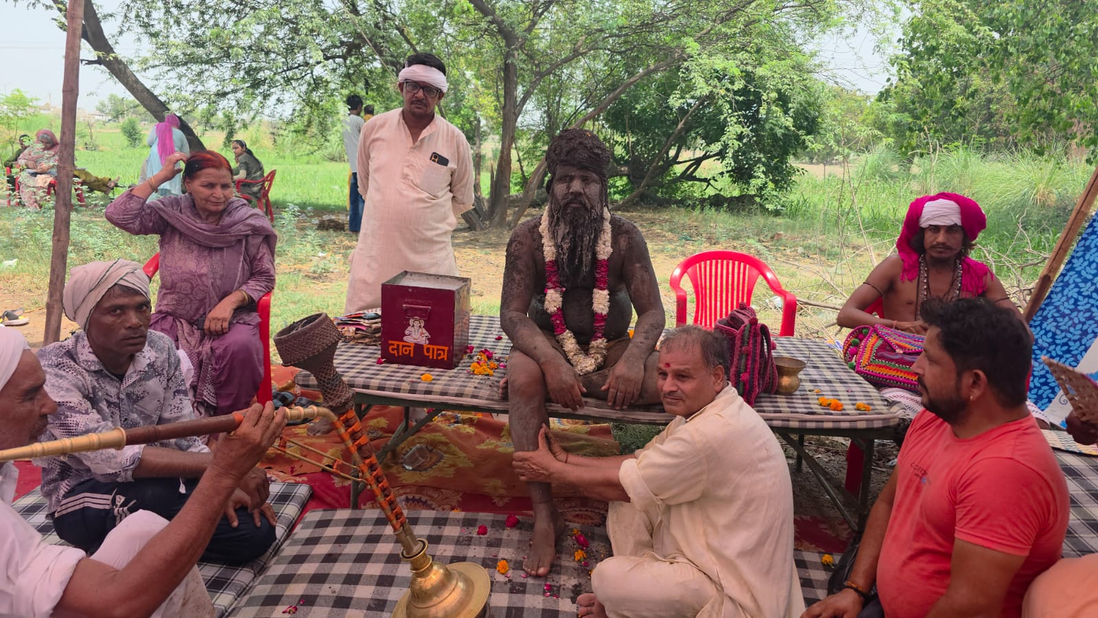 रोहतक के एक रुपया चौक पर 90 दिवसीय पंच धूना तपस्या संपन्न; विशाल भंडारे में उमड़े श्रद्धालु